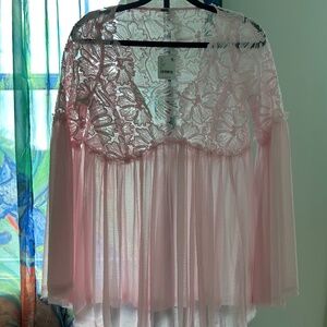 Pink Lace Top